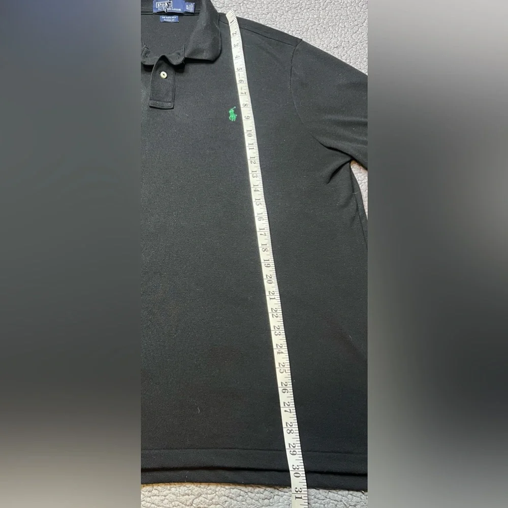 Polo Ralph Lauren Black And Green T Shirt Mens Size XL TG‎